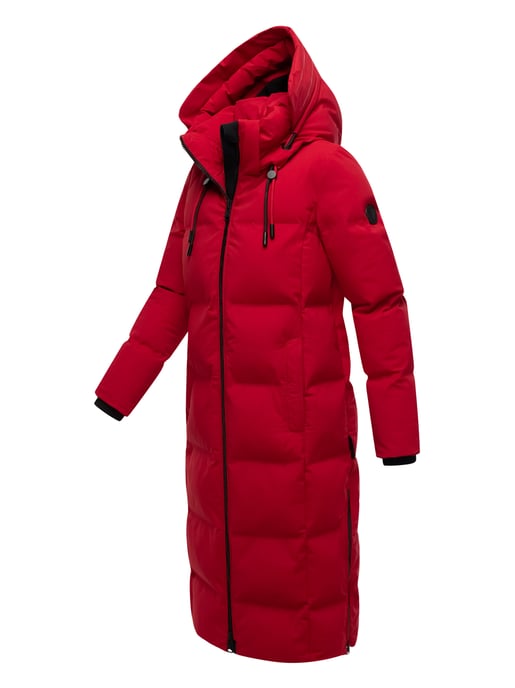 Marikoo Damen Winter Steppmantel Tikoraa mit abnehmbarer Kapuze - Image 3