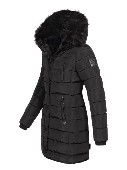 Navahoo Damen Winter Steppjacke Lotusblüte Princess – Lang & Warm - Image 3