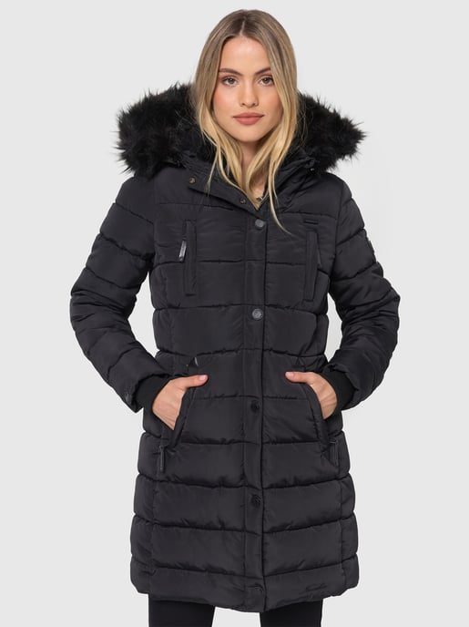 Navahoo Damen Winter Steppjacke Lotusblüte Princess – Lang & Warm - Image 6