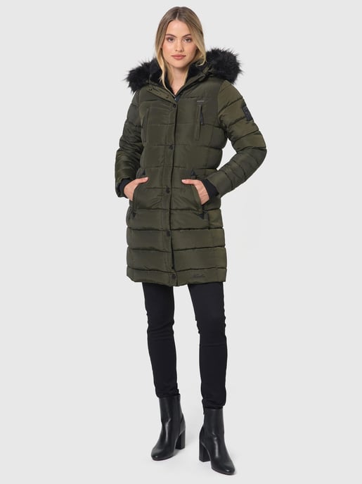Navahoo Damen Winter Steppjacke Lotusblüte Princess – Lang & Warm - Image 5