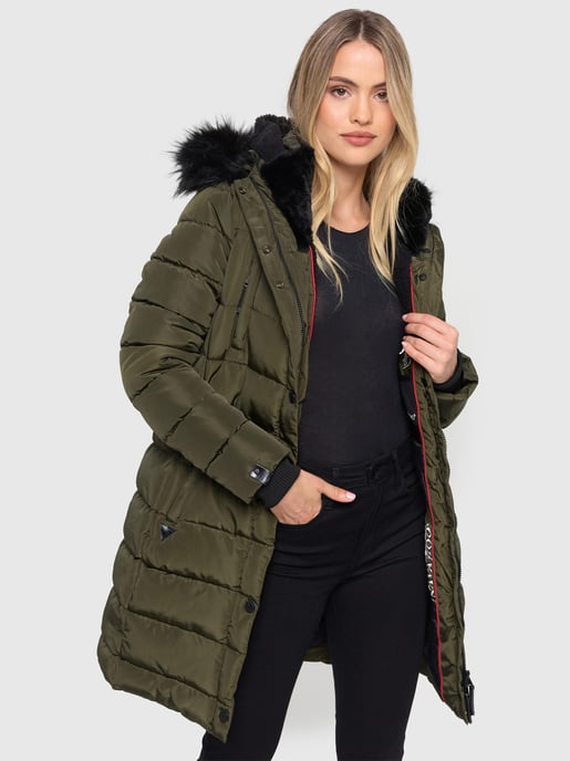 Navahoo Damen Winter Steppjacke Lotusblüte Princess – Lang & Warm - Image 6