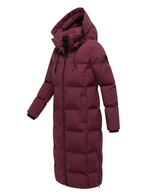 Marikoo Damen Winter Steppmantel Tikoraa mit abnehmbarer Kapuze - Image 3