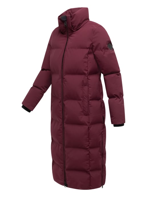 Marikoo Damen Winter Steppmantel Tikoraa mit abnehmbarer Kapuze - Image 4