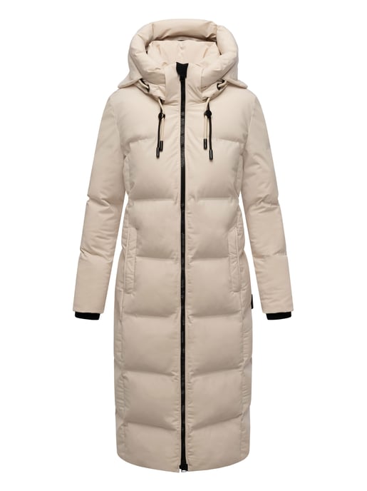 Marikoo Damen Winter Steppmantel Tikoraa mit abnehmbarer Kapuze - Image 2
