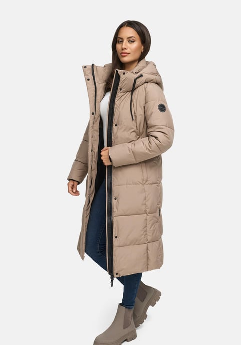 Marikoo Damen Winter Steppmantel Chumanii XVI mit Magnettaschen - Image 5