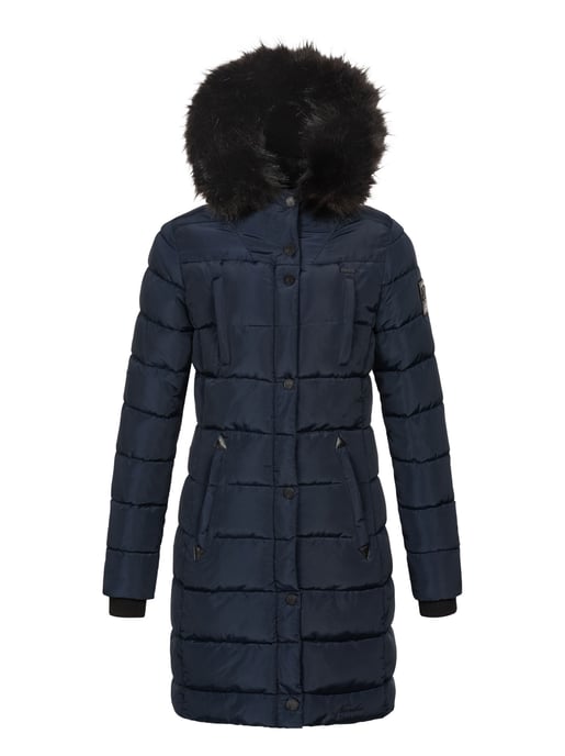 Navahoo Damen Winter Steppjacke Lotusblüte Princess – Lang & Warm - Image 2