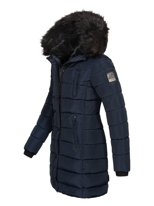 Navahoo Damen Winter Steppjacke Lotusblüte Princess – Lang & Warm - Image 3