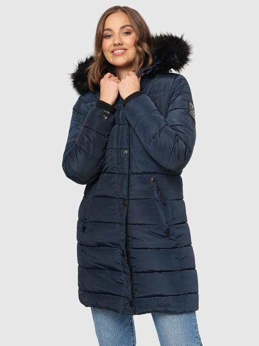 Navahoo Damen Winter Steppjacke Lotusblüte Princess – Lang & Warm - Image 6