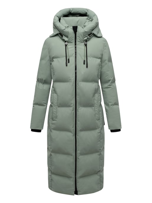 Marikoo Damen Winter Steppmantel Tikoraa mit abnehmbarer Kapuze - Image 2