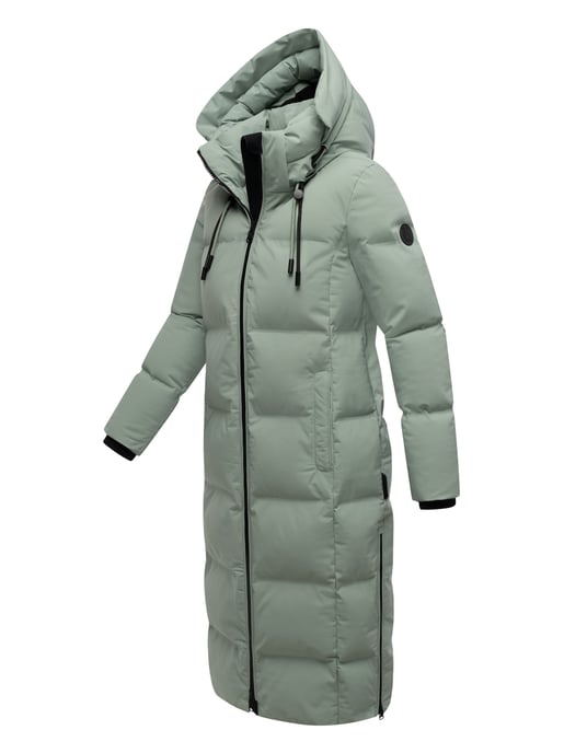 Marikoo Damen Winter Steppmantel Tikoraa mit abnehmbarer Kapuze - Image 3