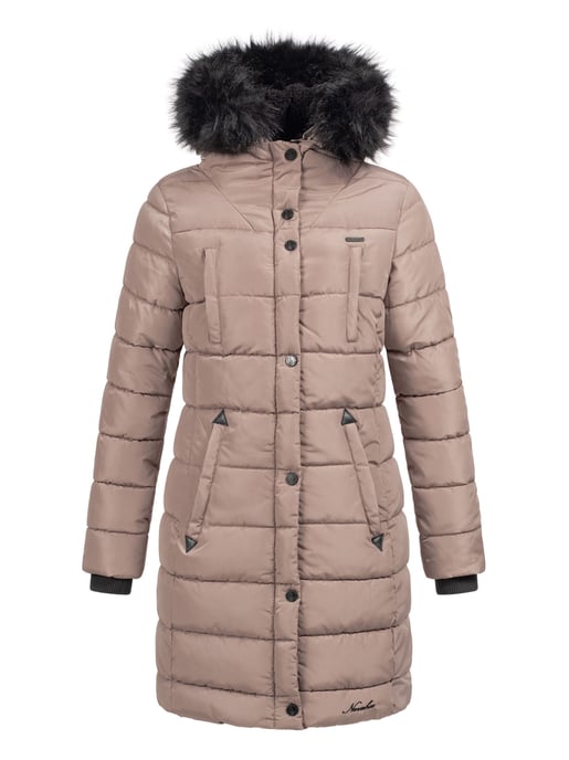 Navahoo Damen Winter Steppjacke Lotusblüte Princess – Lang & Warm - Image 2