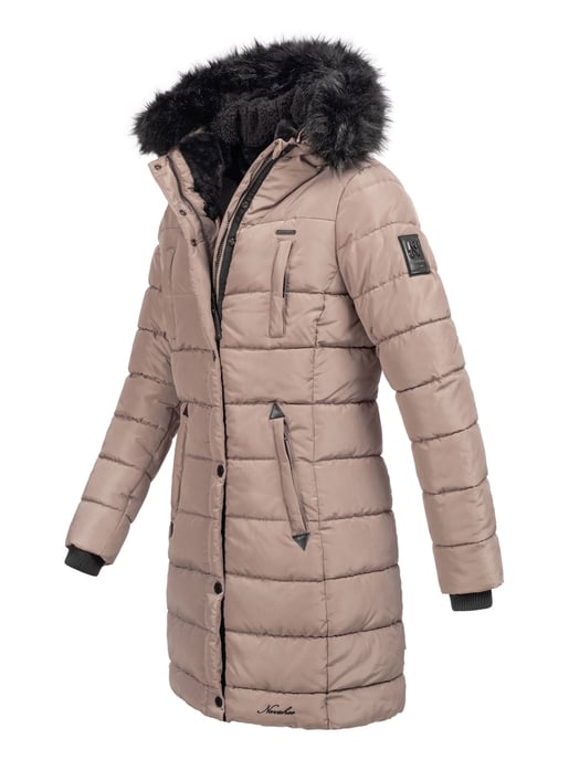 Navahoo Damen Winter Steppjacke Lotusblüte Princess – Lang & Warm - Image 3