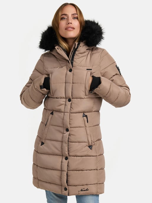 Navahoo Damen Winter Steppjacke Lotusblüte Princess – Lang & Warm - Image 5