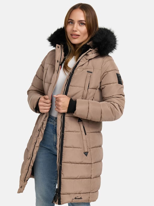 Navahoo Damen Winter Steppjacke Lotusblüte Princess – Lang & Warm - Image 6