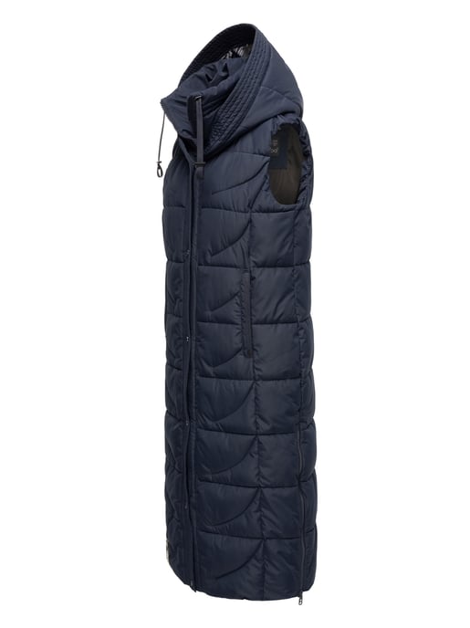 Navahoo Damen Steppweste Brezelchen – Lang & Stylisch Warm - Image 3