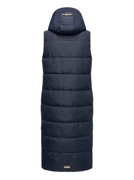 Navahoo Damen Steppweste Brezelchen – Lang & Stylisch Warm - Image 4