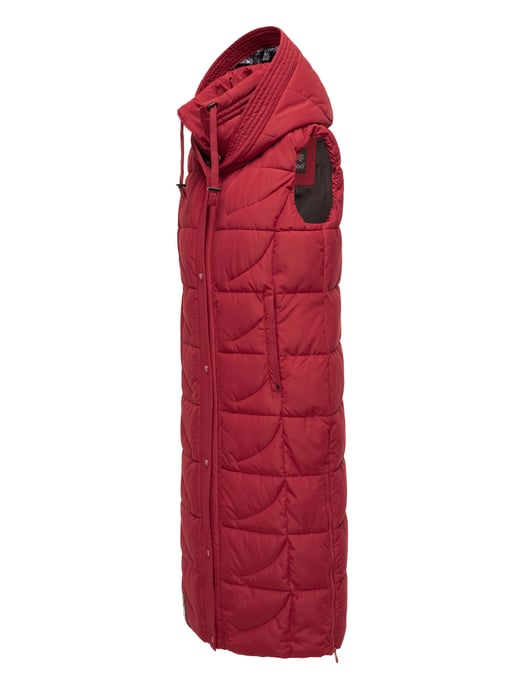 Navahoo Damen Steppweste Brezelchen – Lang & Stylisch Warm - Image 2