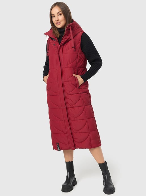 Navahoo Damen Steppweste Brezelchen – Lang & Stylisch Warm - Image 5