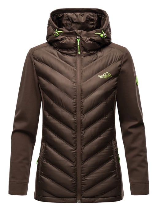 Navahoo Damen Steppjacke Nimm mich mit – Figurbetont, Stylisch & Bequem mit Kapuze - Image 2
