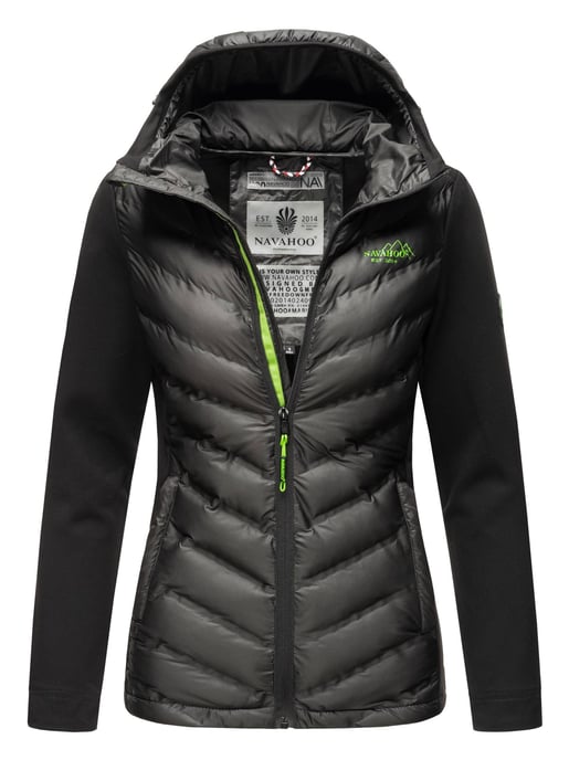 Navahoo Damen Steppjacke Nimm mich mit – Figurbetont, Stylisch & Bequem mit Kapuze - Image 1