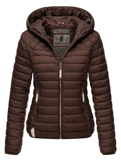Navahoo Damen Steppjacke Ich bin Hübsch – Leicht, Stylisch & Mit Gold-Details - Image 1