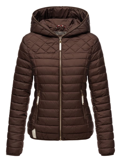 Navahoo Damen Steppjacke Ich bin Hübsch – Leicht, Stylisch & Mit Gold-Details - Image 2