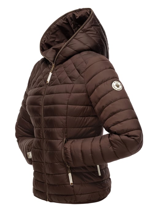 Navahoo Damen Steppjacke Ich bin Hübsch – Leicht, Stylisch & Mit Gold-Details - Image 4