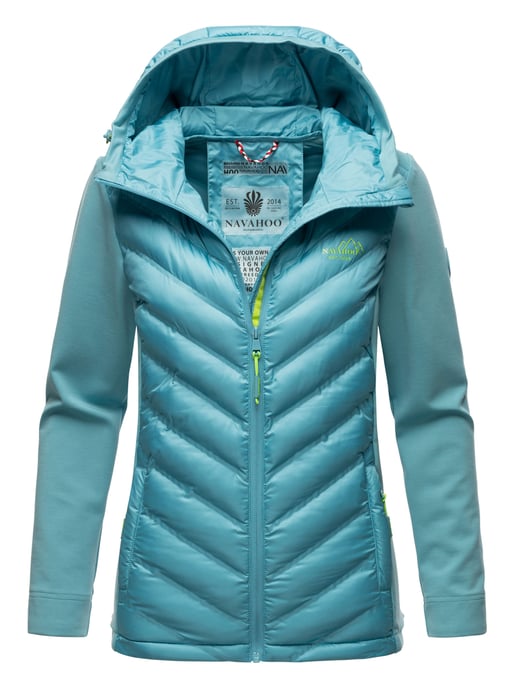Navahoo Damen Steppjacke Nimm mich mit – Figurbetont, Stylisch & Bequem mit Kapuze - Image 1