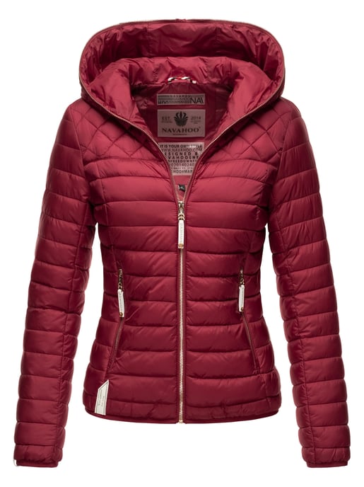 Navahoo Damen Steppjacke Ich bin Hübsch – Leicht, Stylisch & Mit Gold-Details - Image 1