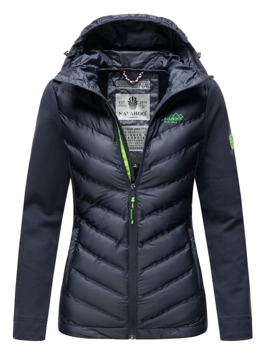 Navahoo Damen Steppjacke Nimm mich mit – Figurbetont, Stylisch & Bequem mit Kapuze - Image 1