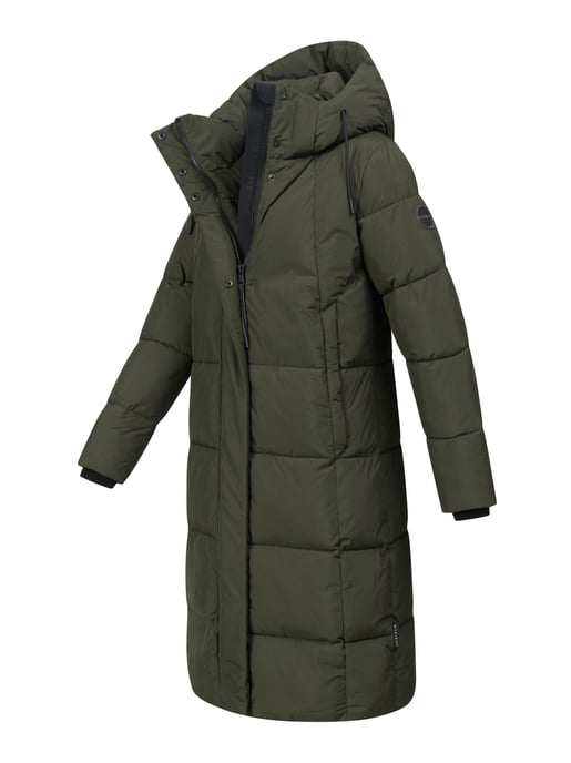 Marikoo Damen Winter Steppmantel Tabiaa XVI mit Kapuze & Fleece - Image 3