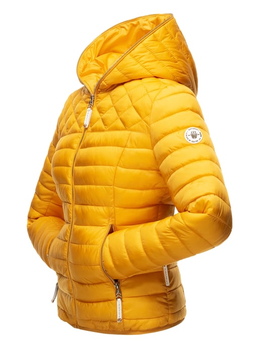 Navahoo Damen Steppjacke Ich bin Hübsch – Leicht, Stylisch & Mit Gold-Details - Image 4