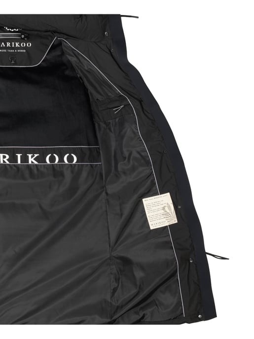 Marikoo Damen Winter Steppmantel Tabiaa XVI mit Kapuze & Fleece - Image 5