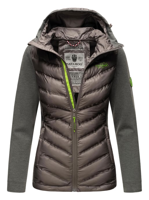 Navahoo Damen Steppjacke Nimm mich mit – Figurbetont, Stylisch & Bequem mit Kapuze - Image 1