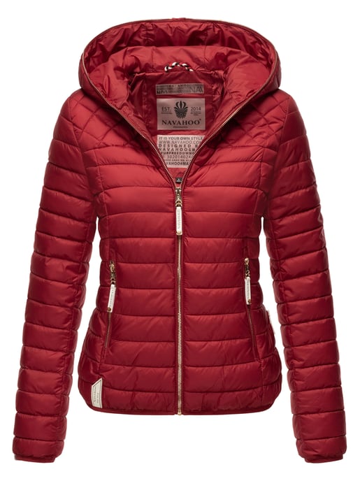 Navahoo Damen Steppjacke Ich bin Hübsch – Leicht, Stylisch & Mit Gold-Details - Image 1