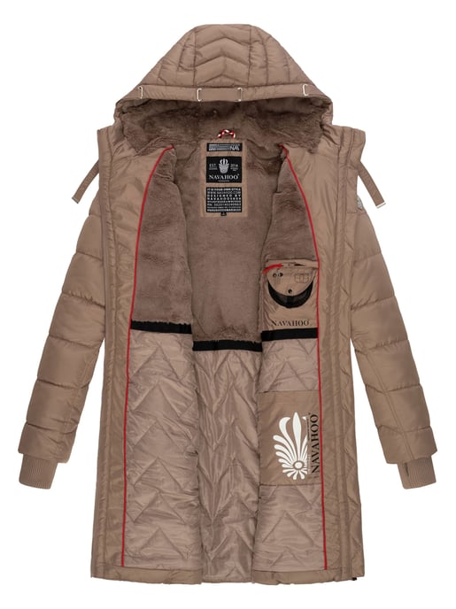 Navahoo Alpenveilchen Damen Winter Steppjacke – Warm, lang & stylisch - Image 6