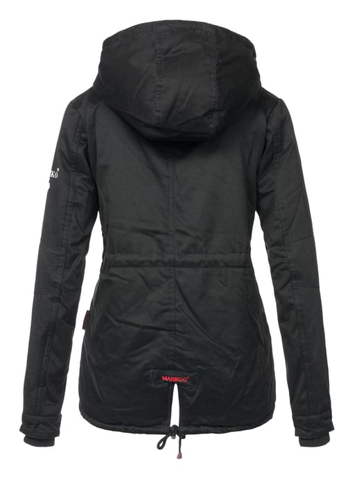 Marikoo Damen Winterjacke Manolya mit Teddyfellfutter & Baumwoll-Obermaterial - Image 3