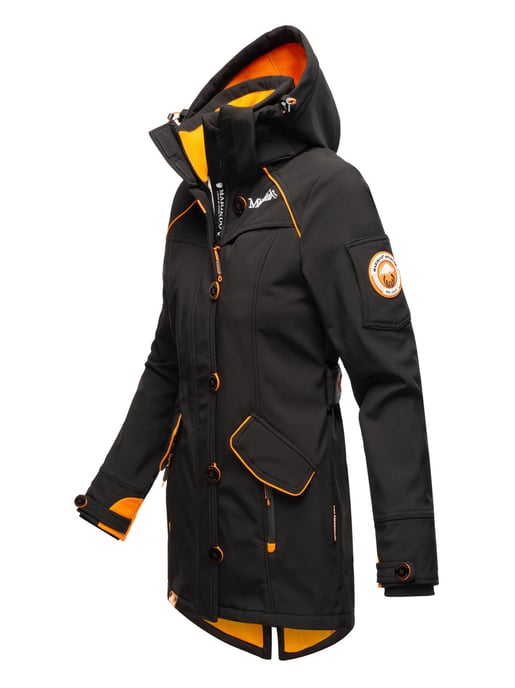 Marikoo Damen Softshelljacke – Soulinaa, wasserdicht mit abnehmbarer Kapuze - Image 3