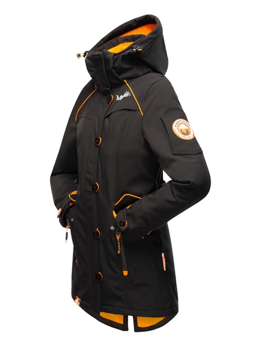Marikoo Damen Softshelljacke – Soulinaa, wasserdicht mit abnehmbarer Kapuze - Image 4