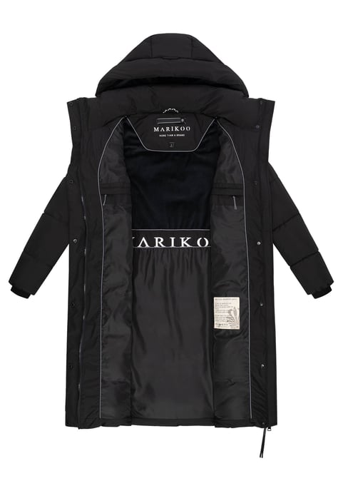 Marikoo Damen Winter Steppmantel Chumanii XVI mit Magnettaschen - Image 4