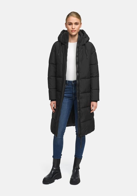 Marikoo Damen Winter Steppmantel Chumanii XVI mit Magnettaschen - Image 5