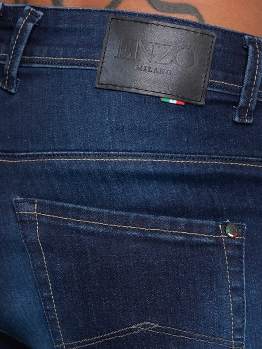 Enzo Milano | Herren Actiflex Tapered Jeans - Image 5