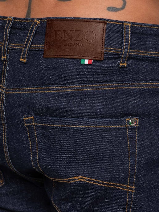 Enzo Milano | Herren Stretch Jeans mit Tapered Fit - Image 5