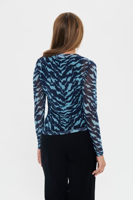Langarm-Bluse ZulvirSZ Langarm-Bluse Fitted - Image 3