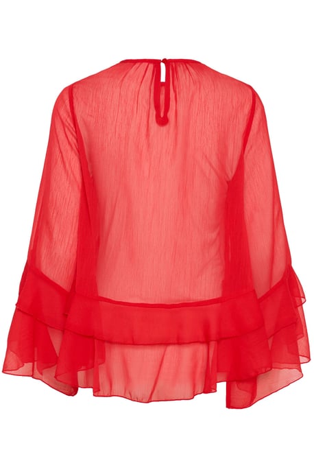 Langarm-Bluse MazelleSZ Langarm-Bluse Lockere Passform - Image 5