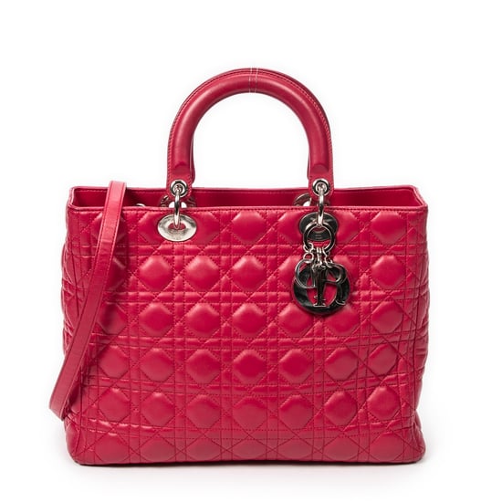 Large Lady Dior Zip Umhängetasche - Image 1