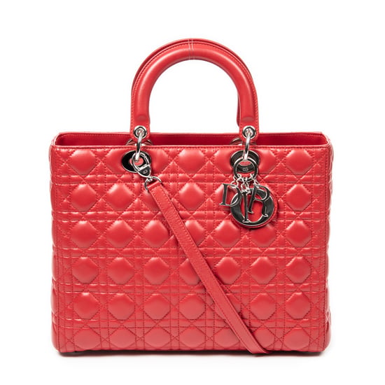 Large Lady Dior Zip Umhängetasche - Image 1
