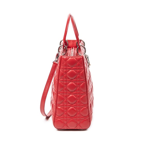 Large Lady Dior Zip Umhängetasche - Image 4