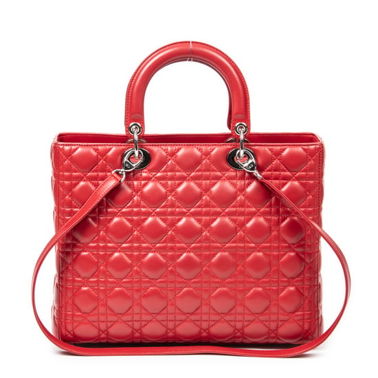 Large Lady Dior Zip Umhängetasche - Image 5