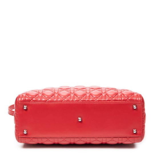 Large Lady Dior Zip Umhängetasche - Image 6